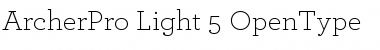 Download ArcherPro Light Font