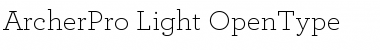 Download ArcherPro Light Font