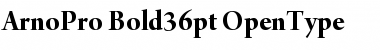 Download Arno Pro Bold 36pt Font