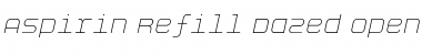 Download Aspirin-Refill Font
