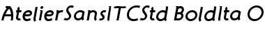 Download Atelier Sans ITC Std Font