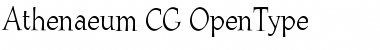 Download Athenaeum CG Font