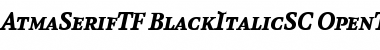 Download AtmaSerifTF-BlackItalicSC Font Download AtmaSerifTF-BlackItalicSC Font
