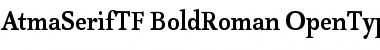 Download AtmaSerifTF-BoldRoman Font