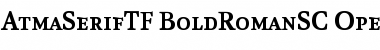 Download AtmaSerifTF-BoldRomanSC Font