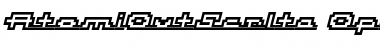 Download AtomiOutScrIta Font