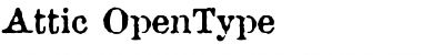 Download AtticAntique Font
