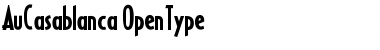 Download AuCasablanca Font Download AuCasablanca Font