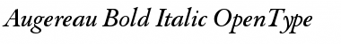 Download Augereau Bold Italic Font