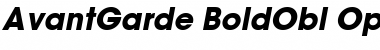 Download ITC Avant Garde Gothic Bold Oblique Font