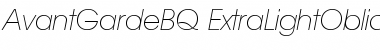 Download Avant Garde BQ Regular Font