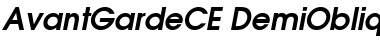 Download ITC Avant Garde Gothic CE Demi Oblique Font