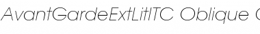Download AvantGardeExtLitITC Font