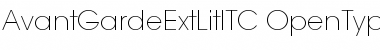 Download AvantGardeExtLitITC Font