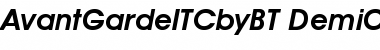 Download ITC Avant Garde Gothic Demi Oblique Font