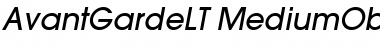 Download ITC Avant Garde Gothic LT Medium Oblique Font