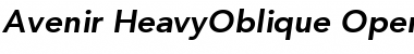 Download Avenir 85 Heavy Oblique Font Download Avenir 85 Heavy Oblique Font