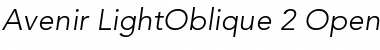 Download Avenir 35 Light Oblique Font Download Avenir 35 Light Oblique Font