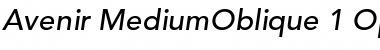 Download Avenir Regular Font