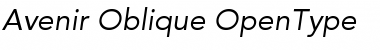 Download Avenir 55 Oblique Font