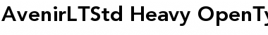 Download Avenir LT Std Font