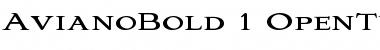 Download Aviano Bold Font