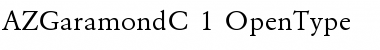 Download AZGaramondC Font Download AZGaramondC Font