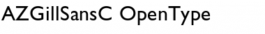 Download AZGillSansC Font