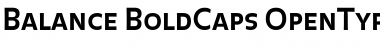 Download Balance BoldCaps Font