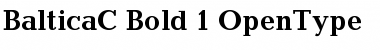Download BalticaC Bold Font