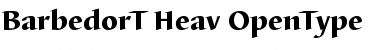 Download Barbedor T Heavy Font