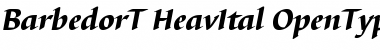 Download Barbedor T Heavy Italic Font