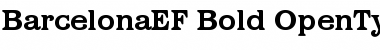 Download BarcelonaEF-Bold Regular Font