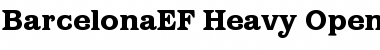 Download BarcelonaEF-Heavy Regular Font