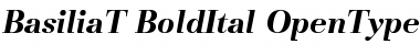 Download Basilia T Bold Italic Font