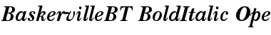 Download Baskerville Bold Italic Font