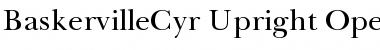 Download Baskerville Cyrillic Upright Font