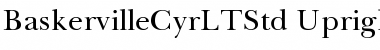 Download Baskerville Cyrillic LT Std Upright Font