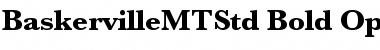 Download Baskerville MT Std Bold Font