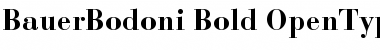 Download BauerBodoni Regular Font