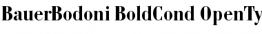 Download BauerBodoni Regular Font