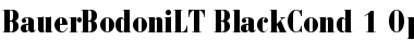 Download Bauer Bodoni LT Regular Font