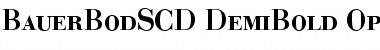 Download Bauer Bodoni SC D Demi Bold Font