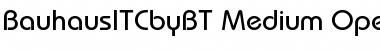 Download ITC Bauhaus Medium Font