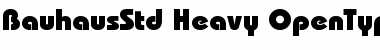 Download Bauhaus Std Heavy Font