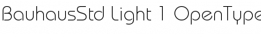 Download Bauhaus Std Light Font