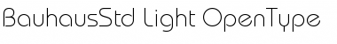 Download Bauhaus Std Light Font