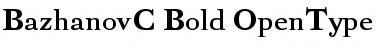 Download BazhanovC Bold Font