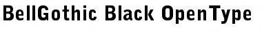 Download Bell Gothic Black Font