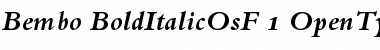 Download Bembo Bold Italic OsF Font